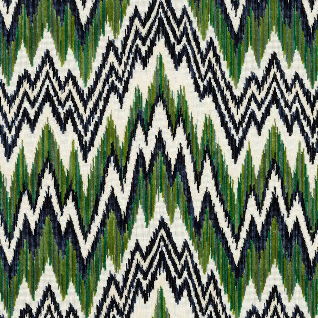 Rhythm Velvet Emerald and Navy W72817 by Thibaut Fabric Thibaut Fabric Rhythm Velvet Emerald and Navy W72817Fabric Woven Res 13: Fusion Velvet 87% Cotton, 13% Polyester UNITED STATES </p><p>Repeat: V: 13.25 50 - Fabric Carolina -