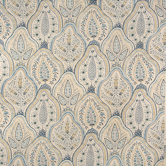 Friendly Face Indigo by Carole Designer Fabric Blue Crush 100% Cotton Pakistan 25 1/4" V, 13 1/2" H HD 54"" - Swanky Fabrics - Friendly Face Indigo by Carole Designer Fabric Blue Crush 100% Cotton Pakistan 25 1/4" V, 13 1/2" H HD 54"" - Swanky Fabrics -