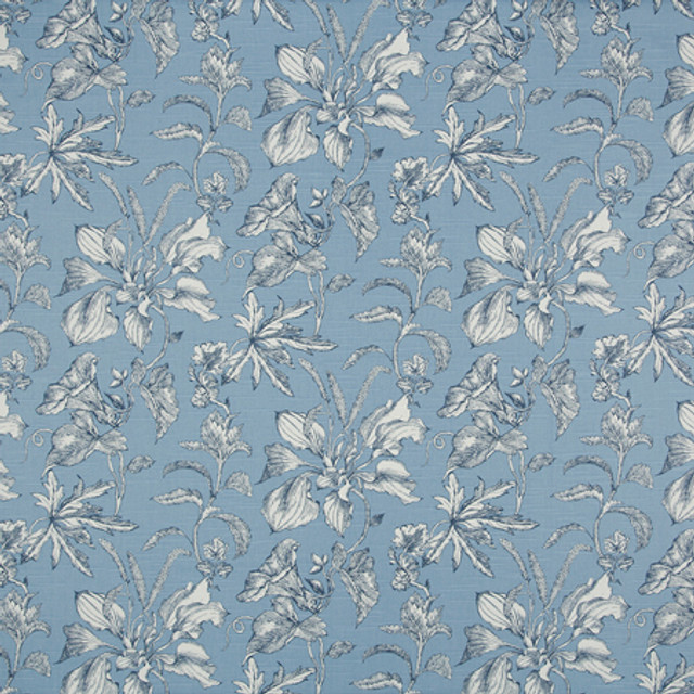 Our Song Skyblue by Carole Designer Fabric Blue Crush 100% Cotton-Soil Repellent Pakistan 25 1/4" V, 13 1/2" H HD 55"" - Swanky Fabrics - Our Song Skyblue by Carole Designer Fabric Blue Crush 100% Cotton-Soil Repellent Pakistan 25 1/4" V, 13 1/2" H HD 55"" - Swanky Fabrics -