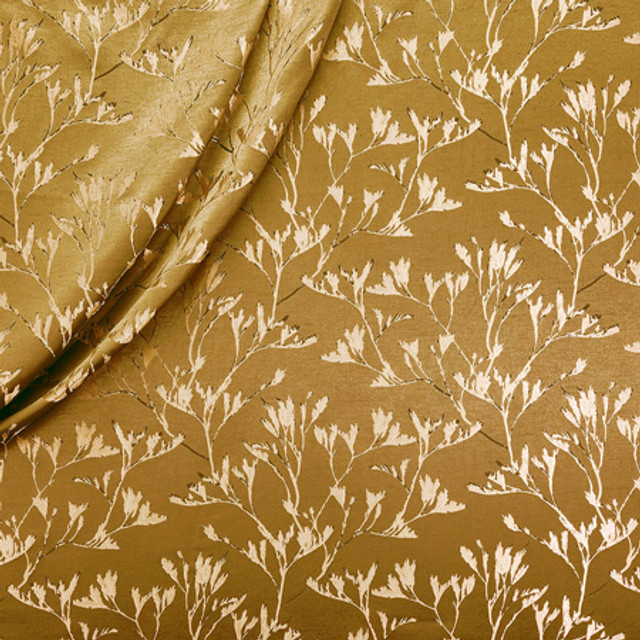 A Million Bucks Ochre by Carole Designer Fabric Fearless 67% Polyester, 33% Cotton India 18 1/8" V, 18 1/2" H 55" - Swanky Fabrics - A Million Bucks Ochre by Carole Designer Fabric Fearless 67% Polyester, 33% Cotton India 18 1/8" V, 18 1/2" H 55" - Swanky Fabrics -