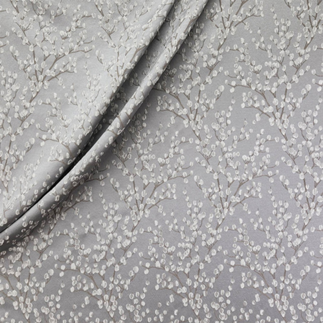 Feelings Between Dove by Carole Designer Fabric Fearless 100% Polyester India 19" V, 9 1/2" H 54" - Swanky Fabrics - Feelings Between Dove by Carole Designer Fabric Fearless 100% Polyester India 19" V, 9 1/2" H 54" - Swanky Fabrics -