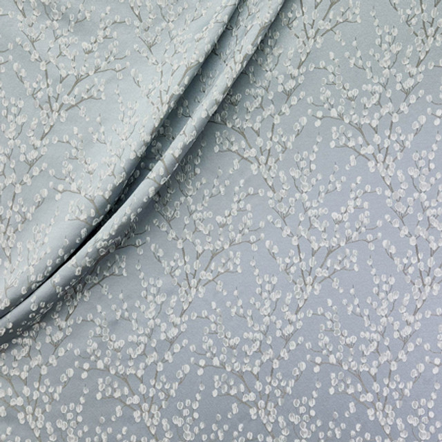 Feelings Between Wedgewood by Carole Designer Fabric Fearless 100% Polyester India 19" V, 9 1/2" H 54" - Swanky Fabrics - Feelings Between Wedgewood by Carole Designer Fabric Fearless 100% Polyester India 19" V, 9 1/2" H 54" - Swanky Fabrics -
