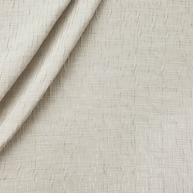 Like Lightning Pearl Grey by Carole Designer Fabric Fearless 100% Polyester India 6" V, 3 3/8" H 53.75" - Swanky Fabrics -