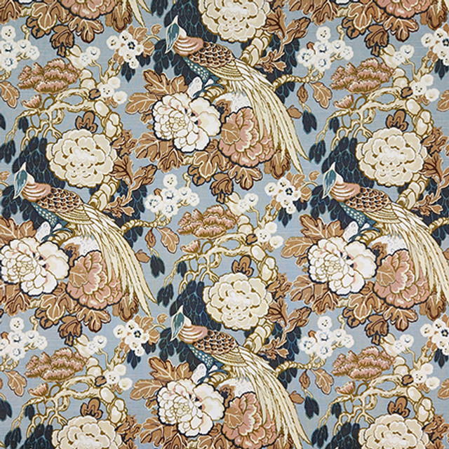 Pretty Bird Classic by Carole Designer Fabric First Impressions 100% Cotton-SSR Pakistan 25 1/4" V, 13 1/2" H HD 54" - Swanky Fabrics -