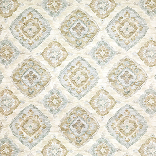 No Comparison Ecru by Carole Designer Fabric Hidden Treasure 100% Cotton Spain 27" V, 13 1/2" H HD 54" - Swanky Fabrics -
