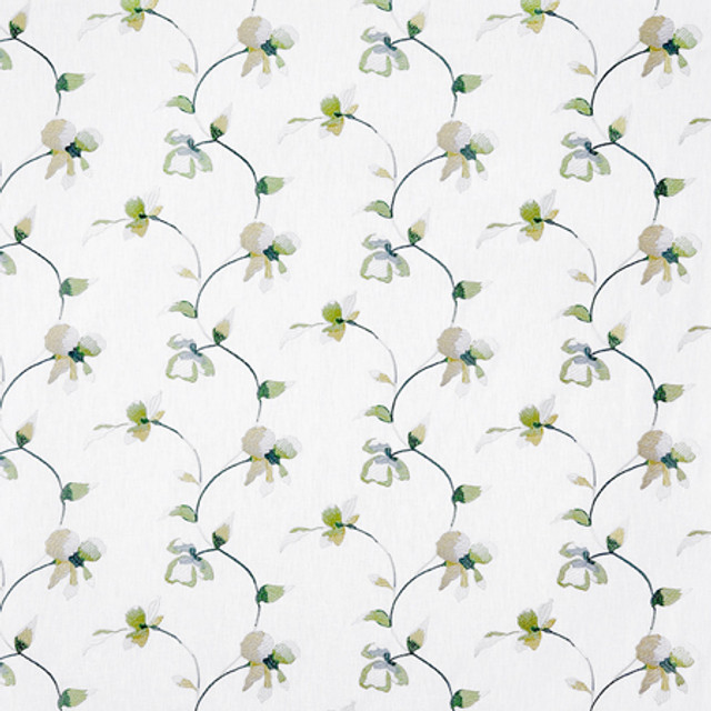 All My Heart Herbal by Carole Designer Fabric Misty Glen Base: 52% Polyester, 48% Cotton Embr:100% Viscose India 9 1/4" V, 9 1/4" H HD 53"" - Swanky Fabrics - All My Heart Herbal by Carole Designer Fabric Misty Glen Base: 52% Polyester, 48% Cotton Embr:100% Viscose India 9 1/4" V, 9 1/4" H HD 53"" - Swanky Fabrics -