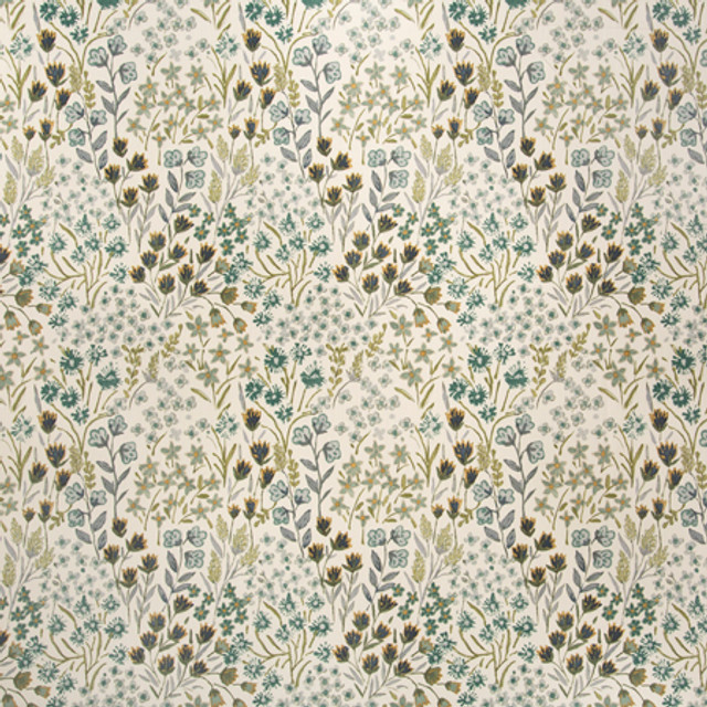 Forget About It Lake by Carole Designer Fabric Misty Glen 100% Cotton India 25 3/4" V, 13 7/8" H 55"" - Swanky Fabrics - Forget About It Lake by Carole Designer Fabric Misty Glen 100% Cotton India 25 3/4" V, 13 7/8" H 55"" - Swanky Fabrics -
