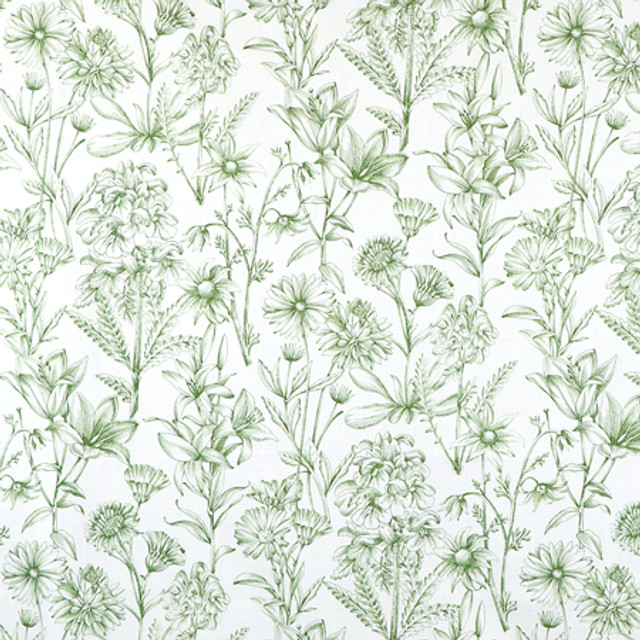 Garden Stencil Sage by Carole Designer Fabric Misty Glen 100% Cotton Spain 27" V, 13 1/2" H HD 54"" - Swanky Fabrics - Garden Stencil Sage by Carole Designer Fabric Misty Glen 100% Cotton Spain 27" V, 13 1/2" H HD 54"" - Swanky Fabrics -