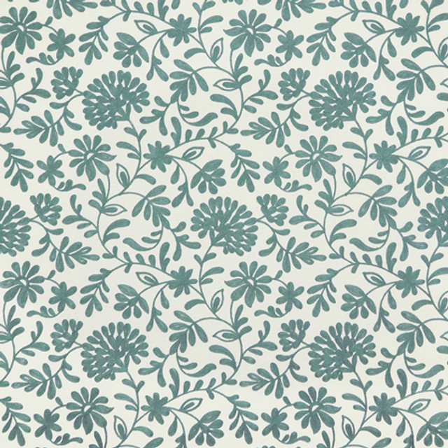 Love Language Teal by Carole Designer Fabric Misty Glen Base: 52% Polyester, 48% Cotton Embr: 100% Viscose India 18 7/8" V, 17" H 51"" - Swanky Fabrics -