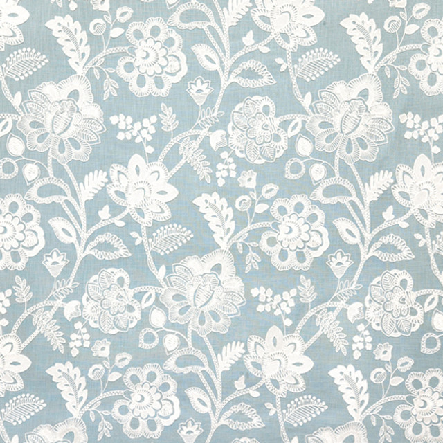 Made With Heart Spa by Carole Designer Fabric Misty Glen Base: 100% Cotton Embr: 62% Cotton, 38% Viscose India 30 1/2" V, 12 3/4" H HD 52 1/4"" - Swanky Fabrics - Made With Heart Spa by Carole Designer Fabric Misty Glen Base: 100% Cotton Embr: 62% Cotton, 38% Viscose India 30 1/2" V, 12 3/4" H HD 52 1/4"" - Swanky Fabrics -