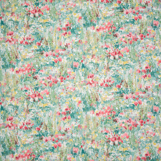 Sooner Than Later Turquoise by Carole Designer Fabric Misty Glen 55% Linen, 45% Viscose UK 25 1/8" V, 27" H HD 55"" - Swanky Fabrics - Sooner Than Later Turquoise by Carole Designer Fabric Misty Glen 55% Linen, 45% Viscose UK 25 1/8" V, 27" H HD 55"" - Swanky Fabrics -