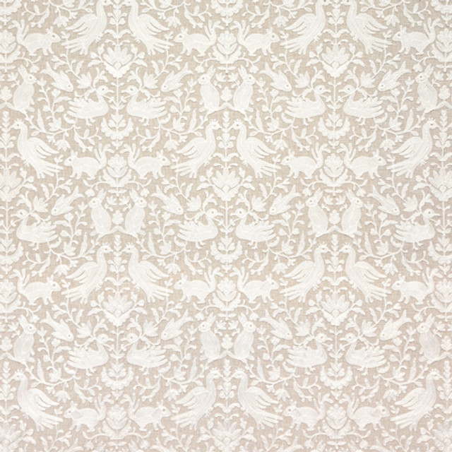 Woodland Animals Natural by Carole Designer Fabric Neutral Ground Base: 52% Cotton, 48% Polyester Embr: 100% Rayon India 19" V, 8 1/2" H HD 51 3/4"" - Swanky Fabrics - Woodland Animals Natural by Carole Designer Fabric Neutral Ground Base: 52% Cotton, 48% Polyester Embr: 100% Rayon India 19" V, 8 1/2" H HD 51 3/4"" - Swanky Fabrics -