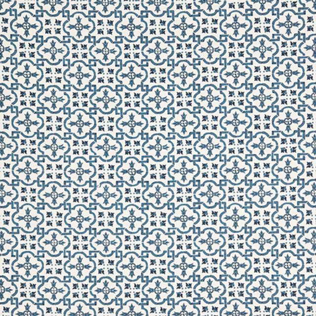 Saint Martin Navy by Carole Designer Fabric Oasis 100% Cotton USA 4 1/4" V, 2 1/8" H HD 54" - Swanky Fabrics - Saint Martin Navy by Carole Designer Fabric Oasis 100% Cotton USA 4 1/4" V, 2 1/8" H HD 54" - Swanky Fabrics -