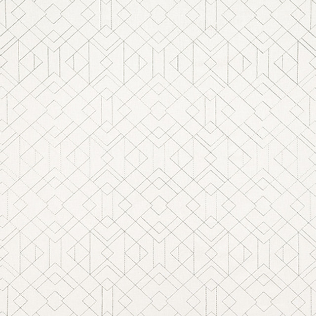 Crystal Palace Chrome by Carole Designer Fabric Shape Shifter Base: 52% Polyester, 48% Cotton Embr: 100% Zari India 9 1/2" V, 10 1/4" H 51" - Swanky Fabrics - Crystal Palace Chrome by Carole Designer Fabric Shape Shifter Base: 52% Polyester, 48% Cotton Embr: 100% Zari India 9 1/2" V, 10 1/4" H 51" - Swanky Fabrics -