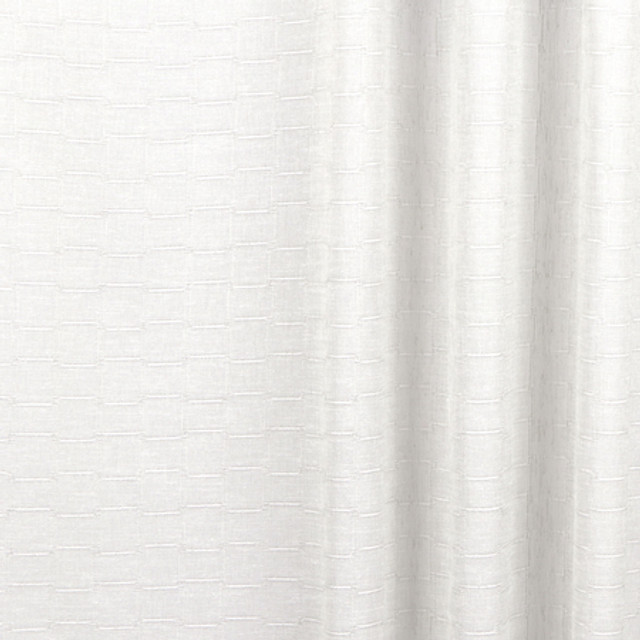 Check This Out Bisque by Carole Designer Fabric Sheer Movement 100% Polyester Turkey 1 7/8" V, 2" H 125" - Swanky Fabrics - Check This Out Bisque by Carole Designer Fabric Sheer Movement 100% Polyester Turkey 1 7/8" V, 2" H 125" - Swanky Fabrics -