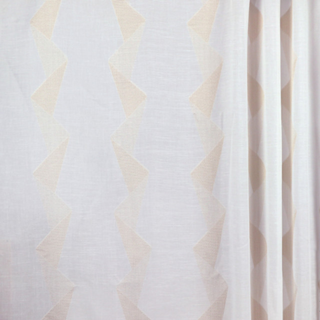 They Say Lino by Carole Designer Fabric Sheer Movement 100% Polyester Turkey 7 1/2" V, 15 1/4" H 118" - Swanky Fabrics - They Say Lino by Carole Designer Fabric Sheer Movement 100% Polyester Turkey 7 1/2" V, 15 1/4" H 118" - Swanky Fabrics -
