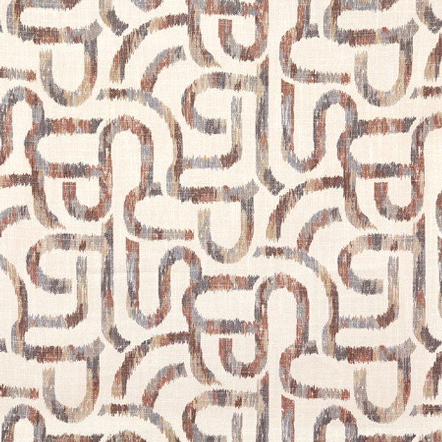 Busy Schedule Paprika by Carole Designer Fabric Sunset Serenade 36% Polyester, 26% Cotton, 22% Viscose, 16% Linen China 27" V, 13" H HD 55"" - Swanky Fabrics - Busy Schedule Paprika by Carole Designer Fabric Sunset Serenade 36% Polyester, 26% Cotton, 22% Viscose, 16% Linen China 27" V, 13" H HD 55"" - Swanky Fabrics -