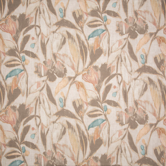 For The Win Rose by Carole Designer Fabric Sunset Serenade 55% Linen, 45% Viscose UK 25 1/8" V, 27" H HD 54"" - Swanky Fabrics - For The Win Rose by Carole Designer Fabric Sunset Serenade 55% Linen, 45% Viscose UK 25 1/8" V, 27" H HD 54"" - Swanky Fabrics -