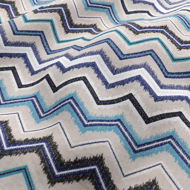 FIN 69J9301 by JF Designer Fabric OCEAN'S AWAY 100% Polyolefin India Horizontal: 3.25 and Vertical: 12.25 54 - Swanky Fabrics - FIN 69J9301 by JF Designer Fabric OCEAN'S AWAY 100% Polyolefin India Horizontal: 3.25 and Vertical: 12.25 54 - Swanky Fabrics -