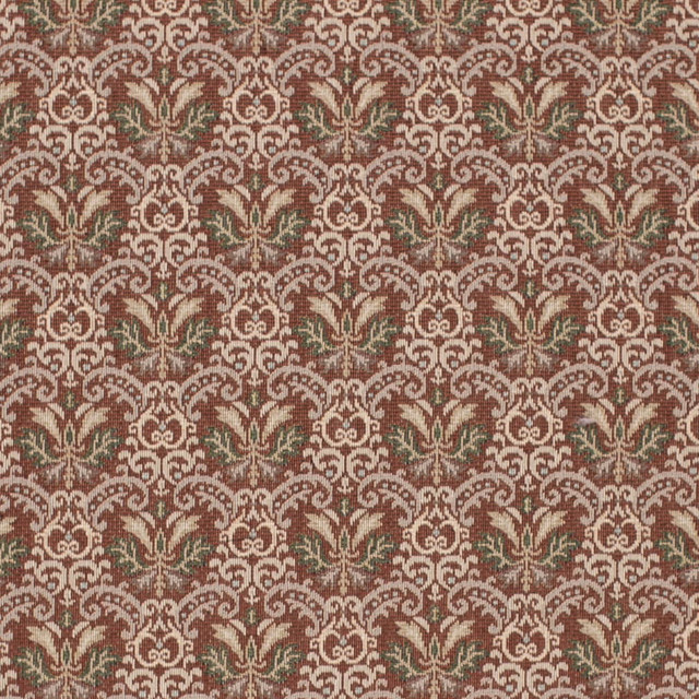 D4365 Brick by Charlotte Fabric Tapestry Classics III 100% Polyester Mexico Exceeds 80,000 Wyzenbeek Rubs (Heavy Duty) Horizontal 5" x Vertical 4" 54 Inches - Fabric Carolina -