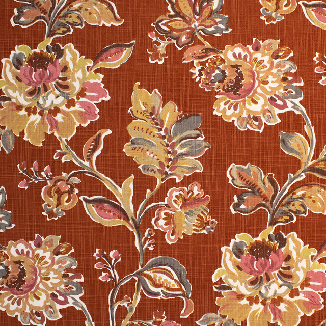 F5710 Russet by Greenhouse Designer Fabric 54% Cotton, 26% Recycled Polyester, 20% Polyester China 15,000 </p><p>Repeat: 27.25" H, 24.25" V 55" - Swanky Fabrics - F5710 Russet by Greenhouse Designer Fabric 54% Cotton, 26% Recycled Polyester, 20% Polyester China 15,000 </p><p>Repeat: 27.25" H, 24.25" V 55" - Swanky Fabrics -