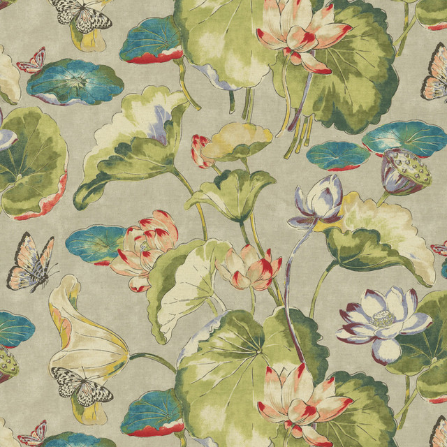 S6748 Nectar by Greenhouse Designer Fabric 88% Cotton, 20% Linen China 15,000 </p><p>Repeat: 27" H, 25.25" V 54" - Swanky Fabrics -