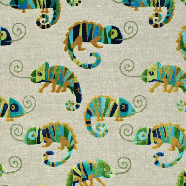 S6759 Calypso by Greenhouse Designer Fabric 36% Cotton, 35% Polyester, 29% Viscose India 510,000 </p><p>Repeat: 13.50" H, 23.63" V 54" - Swanky Fabrics -