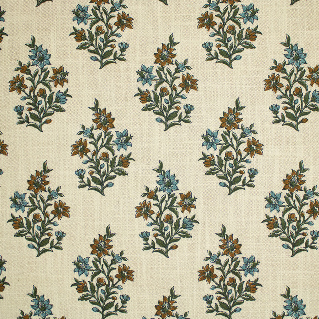 S6887 Teal by Greenhouse Designer Fabric 100% Polyester China 55,000 </p><p>Repeat: 14" H, 13.5" V 54" - Swanky Fabrics -
