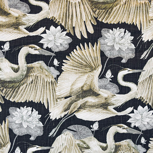 F5757 Onyx by Greenhouse Designer Fabric 54% Cotton, 46% Polyester China 15,000 </p><p>Repeat: 28" H, 24" V 55" - Swanky Fabrics -