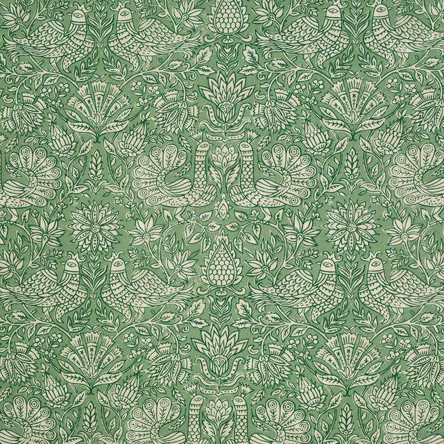 S6519 Jade by Greenhouse Designer Fabric 50% Cotton, 35% Viscose, 15% Linen India 51,000 </p><p>Repeat: 13.75" H, 13.5" V 53" - Swanky Fabrics - S6519 Jade by Greenhouse Designer Fabric 50% Cotton, 35% Viscose, 15% Linen India 51,000 </p><p>Repeat: 13.75" H, 13.5" V 53" - Swanky Fabrics -