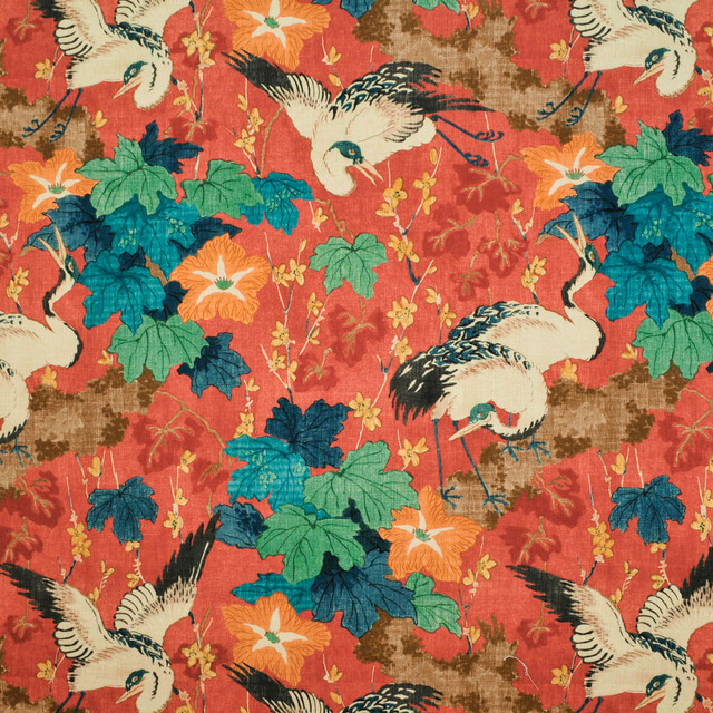 S6429 Grenadine by Greenhouse Designer Fabric 100% Cotton Peru 25,000 </p><p>Repeat: 27" H, 32" V 54" - Swanky Fabrics -