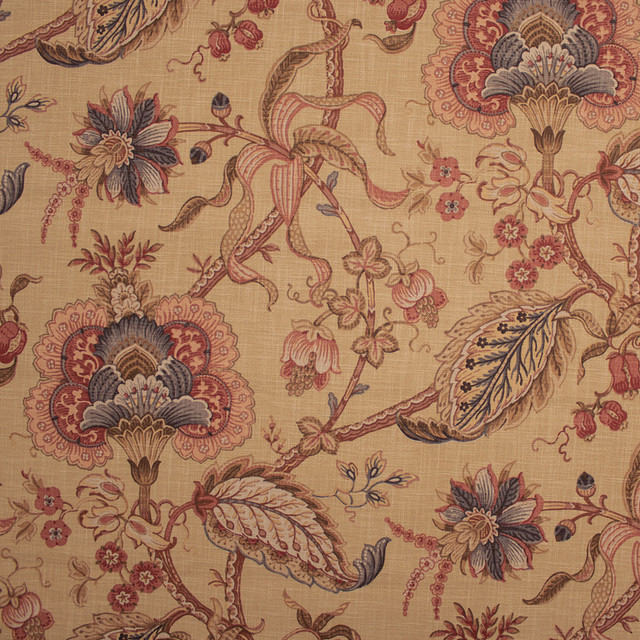S6190 Walnut by Greenhouse Designer Fabric 100% Cotton Pakistan 50,000 </p><p>Repeat: 27.25" H, 24.75" V 54" - Swanky Fabrics -