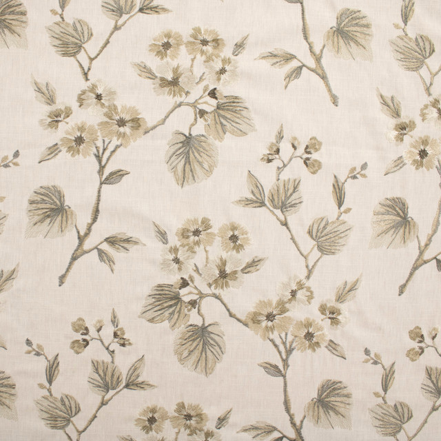 S6195 Sepia by Greenhouse Designer Fabric 58% Cotton, 42% Polyester With 100% Rayon Embroidery India 9,000 </p><p>Repeat: 16.75" H, 18.5" V 54" - Swanky Fabrics -