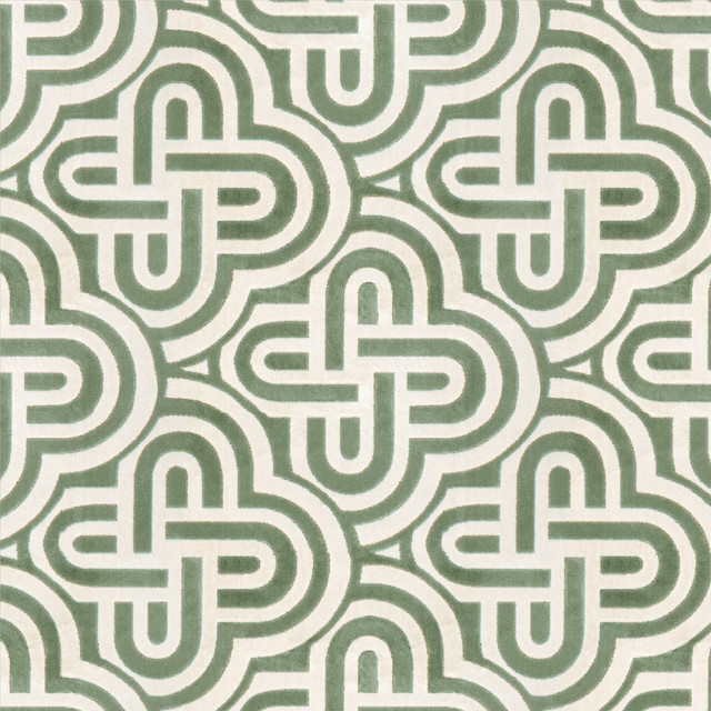 S6042 Jade by Greenhouse Designer Fabric 62% Viscose, 38% Polyester India 20,000 </p><p>Repeat: 14.25" H, 15" V 54" - Swanky Fabrics -