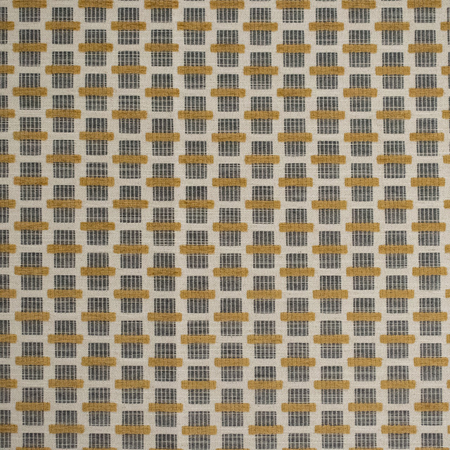 S6097 Amber by Greenhouse Designer Fabric 95% Polyester, 5% Linen China 36,000 </p><p>Repeat: 2" H, 1.25" V 56" - Swanky Fabrics -