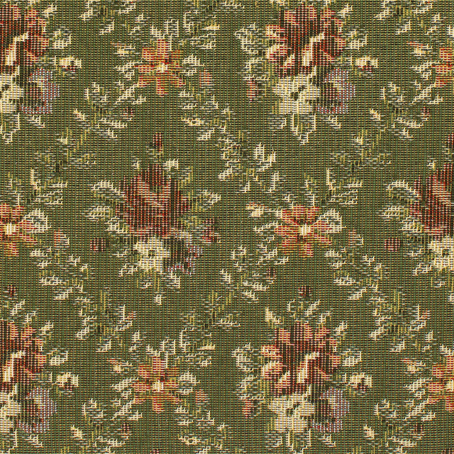 A8164 Moss by Greenhouse Designer Fabric 70% Polyester, 30% Cotton China 20,000 </p><p>Repeat: 4" H, 5" V 56" - Swanky Fabrics -