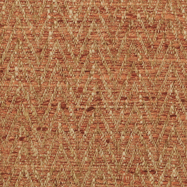 A9322 Persimmon by Greenhouse Designer Fabric 50% Polyester, 50% Recycled Polyester India 21,000 </p><p>Repeat: .75" H, .5" V 54" - Swanky Fabrics -