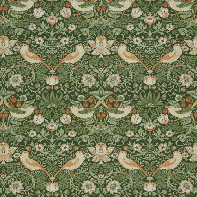 7866 Strawberry Thief 2 Chive by Wmah Fabric Wmah Fabric 7866 Strawberry Thief 2 ChiveFabric WILLIAM MORRIS AT HOME KELMSCOTT GARDENS VOL 1 100%COT SPAIN </p><p>Repeat: H: 18.250, V: 20.375 55 in - Fabric Carolina - 7866 Strawberry Thief 2 Chive by Wmah Fabric Wmah Fabric 7866 Strawberry Thief 2 ChiveFabric WILLIAM MORRIS AT HOME KELMSCOTT GARDENS VOL 1 100%COT SPAIN </p><p>Repeat: H: 18.250, V: 20.375 55 in - Fabric Carolina -