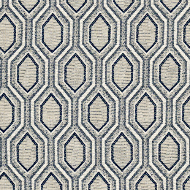 Cruise 2 Ink by Stout Fabric Stout Fabric Cruise 2 InkFabric GREAT IMPRESSIONS BLUE/SPA 40%SVI 36%COT 24%POL USA </p><p>Repeat: H: 4.750, V: 7.500 57 in - Fabric Carolina -