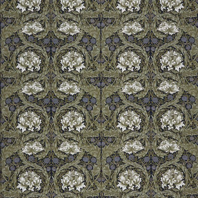 7860 African Marigold 1 Navy by Wmah Fabric Wmah Fabric 7860 African Marigold 1 NavyFabric WILLIAM MORRIS AT HOME KELMSCOTT GARDENS VOL 2 100%COT SPAIN </p><p>Repeat: H: 27.500, V: 16.125 55 in - Fabric Carolina - 7860 African Marigold 1 Navy by Wmah Fabric Wmah Fabric 7860 African Marigold 1 NavyFabric WILLIAM MORRIS AT HOME KELMSCOTT GARDENS VOL 2 100%COT SPAIN </p><p>Repeat: H: 27.500, V: 16.125 55 in - Fabric Carolina -