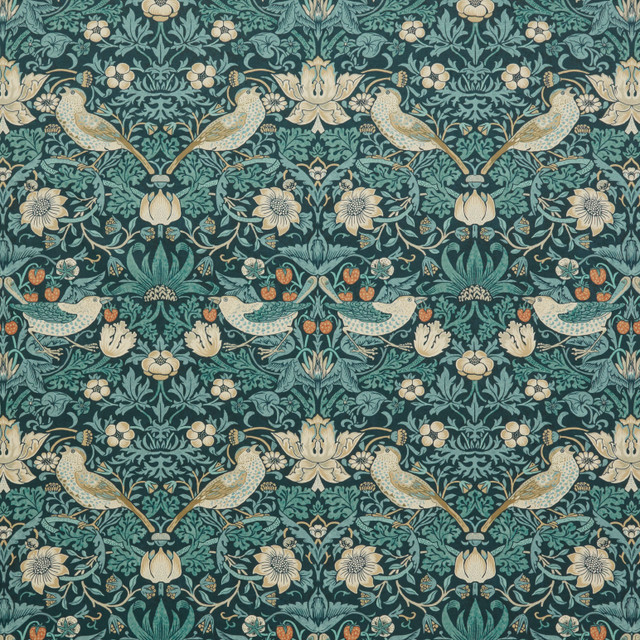 7870 Strawberry Thief Velvet 3 Navy by Wmah Fabric Wmah Fabric 7870 Strawberry Thief Velvet 3 NavyFabric WILLIAM MORRIS AT HOME KELMSCOTT GARDENS VOL 1 100%POL TURKEY </p><p>Repeat: H: 18.000, V: 14.125 54 in - Fabric Carolina - 7870 Strawberry Thief Velvet 3 Navy by Wmah Fabric Wmah Fabric 7870 Strawberry Thief Velvet 3 NavyFabric WILLIAM MORRIS AT HOME KELMSCOTT GARDENS VOL 1 100%POL TURKEY </p><p>Repeat: H: 18.000, V: 14.125 54 in - Fabric Carolina -