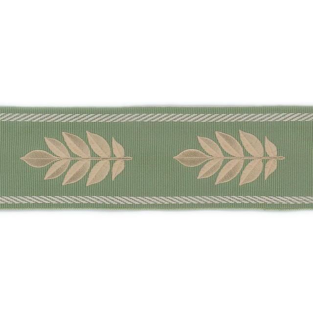 Midfield Tape 3 Sage by Stout Trim Stout Trim Midfield Tape 3 SageTrim NEW TRADITIONS TRIM 90%SVI 10%POL CHINA </p><p>Repeat: H: 3.875, V: 0.000 2.5 in - Fabric Carolina - Midfield Tape 3 Sage by Stout Trim Stout Trim Midfield Tape 3 SageTrim NEW TRADITIONS TRIM 90%SVI 10%POL CHINA </p><p>Repeat: H: 3.875, V: 0.000 2.5 in - Fabric Carolina -