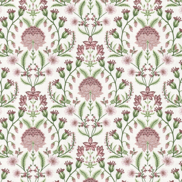 Winona 2 Petal by Stout Fabric Stout Fabric Winona 2 PetalFabric RAINBOW LIBRARY TEAROSE/SPICE 100%COT %BEMB INDIA </p><p>Repeat: H: 16.875, V: 14.875 51 in - Fabric Carolina -