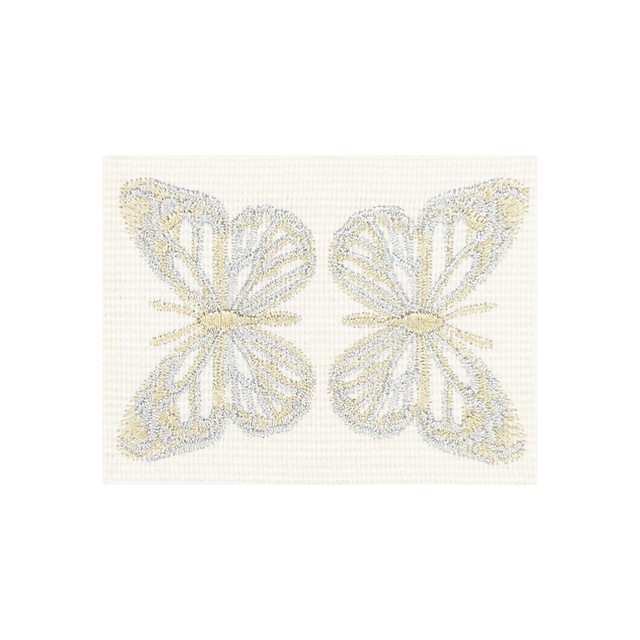 Butterfly Tape 1 Platinum by Stout Trim Stout Trim Butterfly Tape 1 PlatinumTrim ALLURE TRIM 60%SVI 27%MTL 13%COT TURKEY </p><p>Repeat: H: 3.750, V: 0.000 2.75 in - Fabric Carolina - Butterfly Tape 1 Platinum by Stout Trim Stout Trim Butterfly Tape 1 PlatinumTrim ALLURE TRIM 60%SVI 27%MTL 13%COT TURKEY </p><p>Repeat: H: 3.750, V: 0.000 2.75 in - Fabric Carolina -