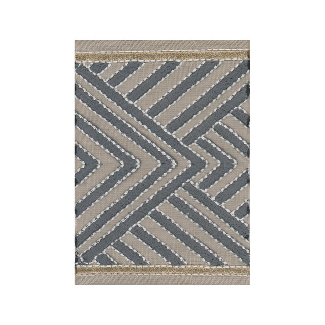 Geometric Tape 2 Zinc by Marcus William Trim Marcus William Trim Geometric Tape 2 ZincTrim PERSUASIONS TRIM 85%COT 15%LIN %VEMB INDIA </p><p>Repeat: H: 3.750, V: 3.875 4.5 in - Fabric Carolina - Geometric Tape 2 Zinc by Marcus William Trim Marcus William Trim Geometric Tape 2 ZincTrim PERSUASIONS TRIM 85%COT 15%LIN %VEMB INDIA </p><p>Repeat: H: 3.750, V: 3.875 4.5 in - Fabric Carolina -