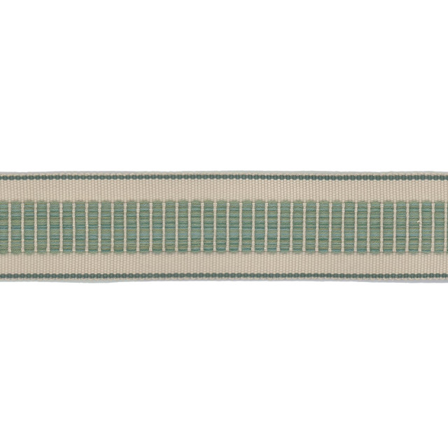 Volare Tape 4 Seaglass by Stout Trim Stout Trim Volare Tape 4 SeaglassTrim NEW TRADITIONS TRIM 62%SVI 38%ACR CHINA </p><p>Repeat: H: 0.250, V: 0.000 2 in - Fabric Carolina - Volare Tape 4 Seaglass by Stout Trim Stout Trim Volare Tape 4 SeaglassTrim NEW TRADITIONS TRIM 62%SVI 38%ACR CHINA </p><p>Repeat: H: 0.250, V: 0.000 2 in - Fabric Carolina -