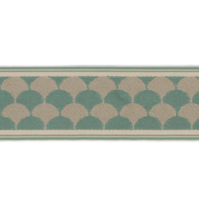 Jolie Tape 4 Seaglass by Stout Trim Stout Trim Jolie Tape 4 SeaglassTrim NEW TRADITIONS TRIM 100%SVI CHINA </p><p>Repeat: H: 1.250, V: 0.000 3 in - Fabric Carolina - Jolie Tape 4 Seaglass by Stout Trim Stout Trim Jolie Tape 4 SeaglassTrim NEW TRADITIONS TRIM 100%SVI CHINA </p><p>Repeat: H: 1.250, V: 0.000 3 in - Fabric Carolina -