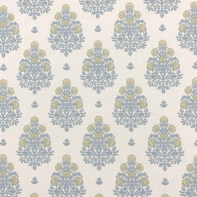 Lillian August Rory Skyblue by Magnolia Designer Fabric - 100% Cotton Spain 50000 Horizontal: 4.5 and Vertical: 5.32 54 - Swanky Fabrics -