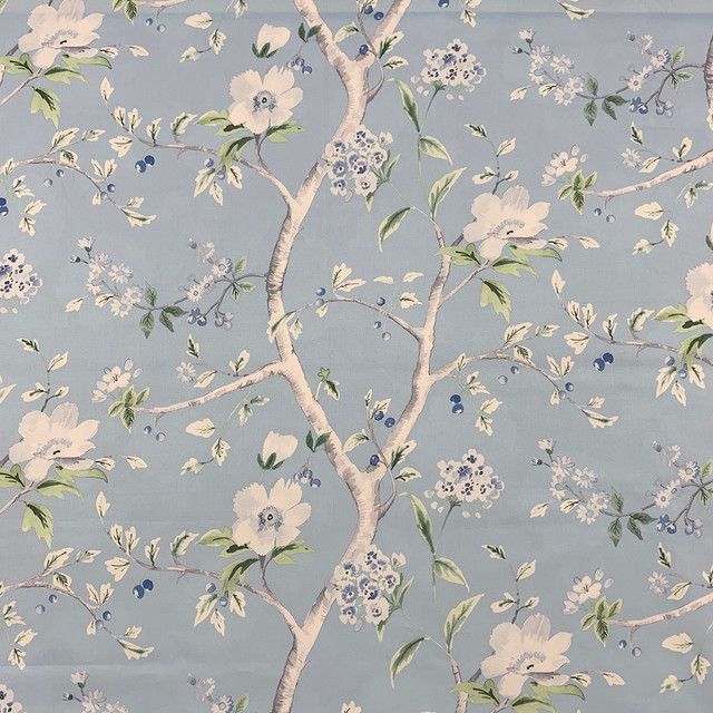 Lillian August Janie Skyblue by Magnolia Designer Fabric - 100% COTTON SATEEN INDIA 50000 Horizontal: 36.22 and Vertical: 17.13 54 - Swanky Fabrics - Lillian August Janie Skyblue by Magnolia Designer Fabric - 100% COTTON SATEEN INDIA 50000 Horizontal: 36.22 and Vertical: 17.13 54 - Swanky Fabrics -