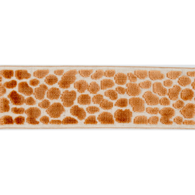 Wilder Tape Terracotta by Magnolia Designer Trim - 58% Rayon, 31% Poly, 11% Linen China Horizontal: and Vertical: 3.5 - Swanky Fabrics -